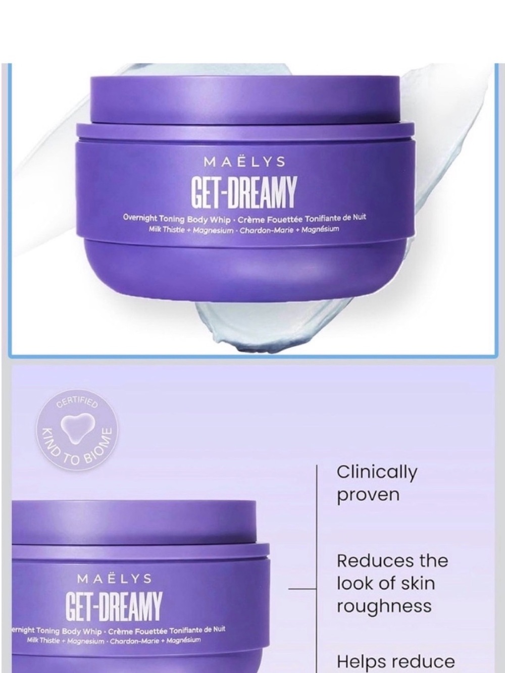 MAËLYS Get-Dreamy Overnight Toning Body Whip - Purple